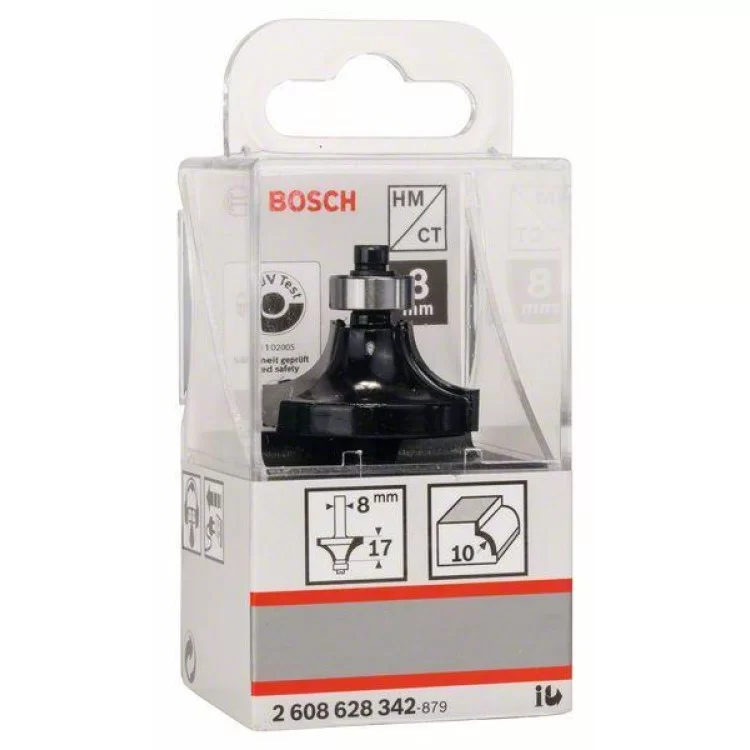 Карнізна фреза Bosch Std S8/R10/L16,5 ціна 535грн - фотографія 2