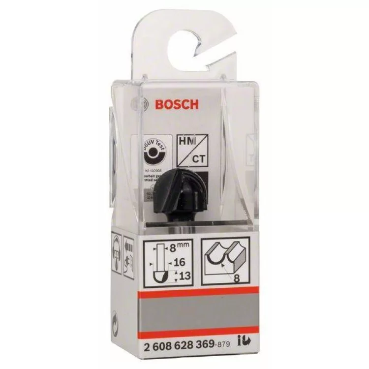 Галтельна фреза Bosch Std S8/R8/D16/L12,4 ціна 345грн - фотографія 2