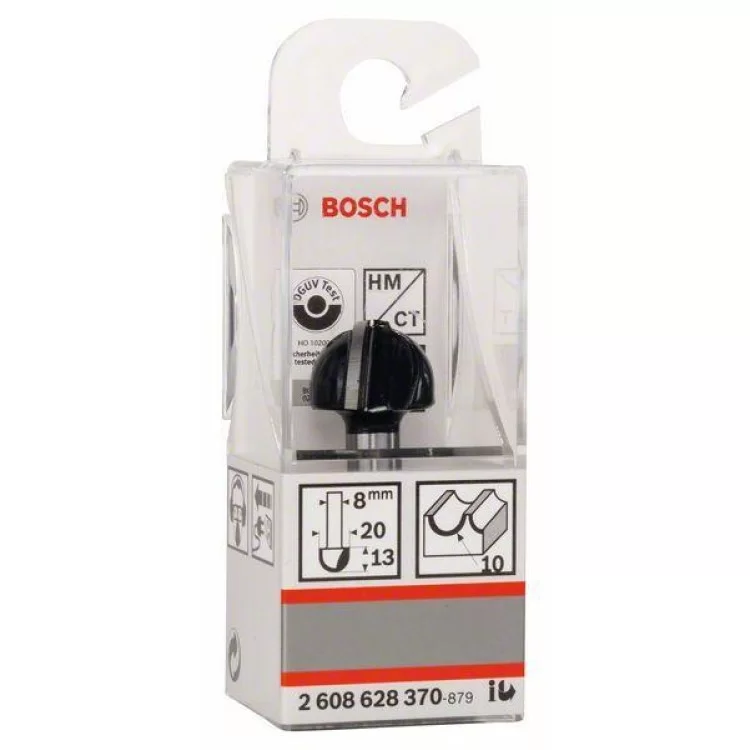 Галтельна фреза Bosch Std S8/R10/D20/L12,4 ціна 352грн - фотографія 2