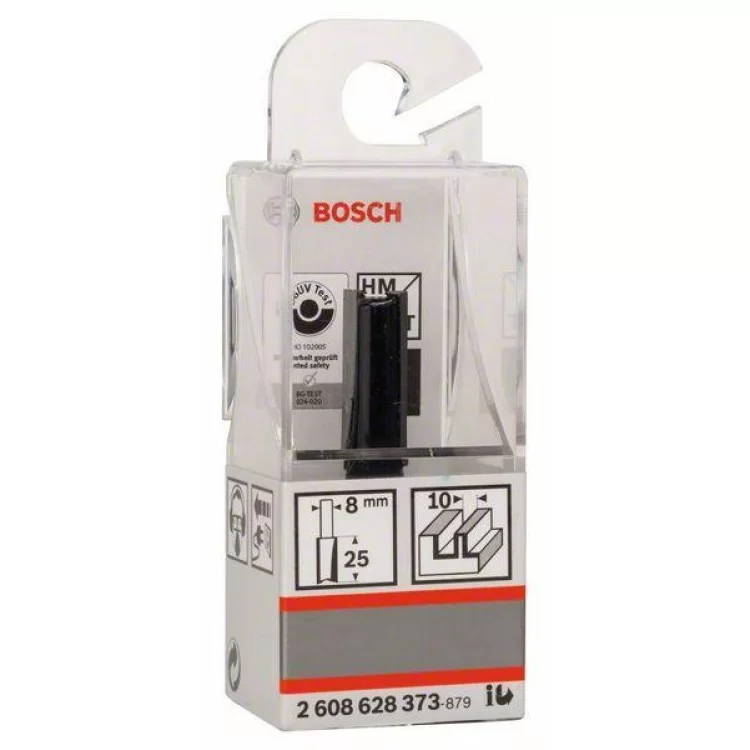 Пазова фреза Bosch Std S8/D10/L25,4