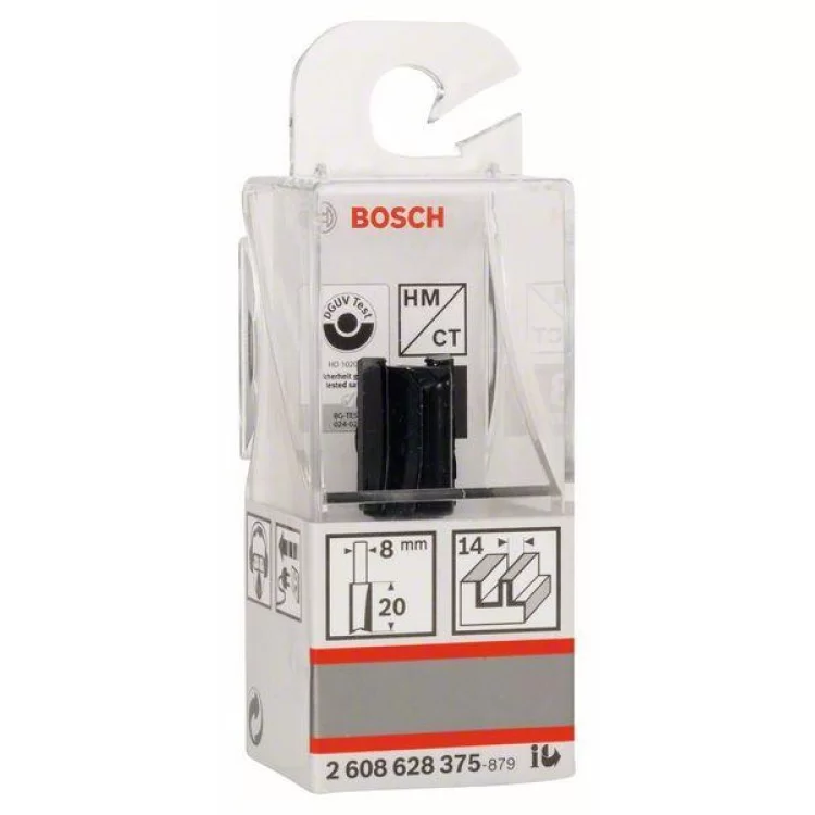 Пазова фреза Bosch Std S8/D14/L20 ціна 360грн - фотографія 2