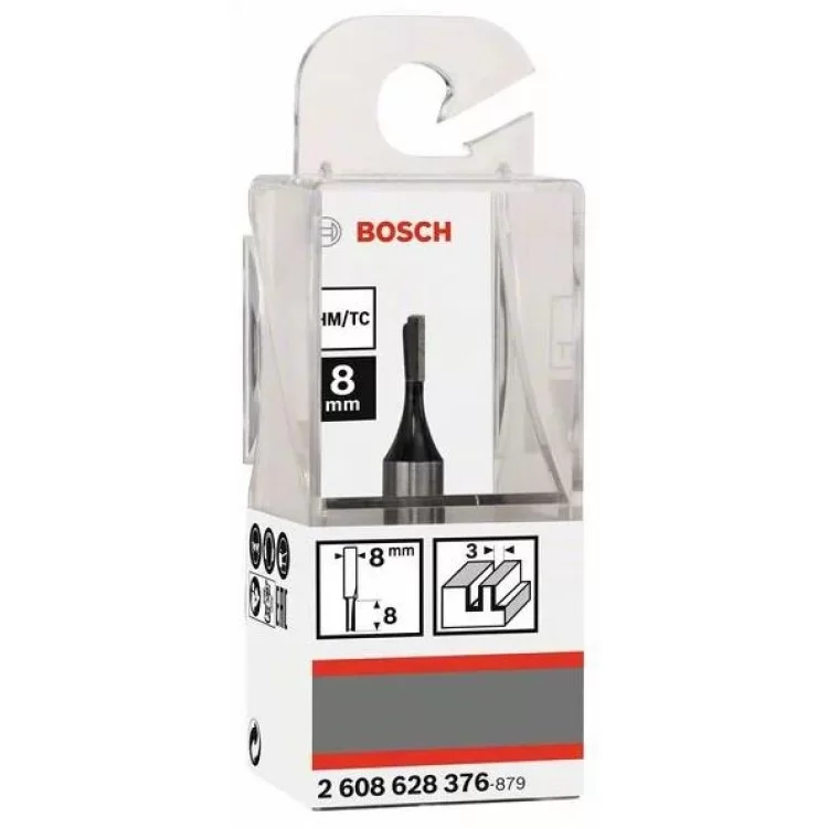 Пазова фреза Bosch Std S8/D3/L8 ціна 217грн - фотографія 2