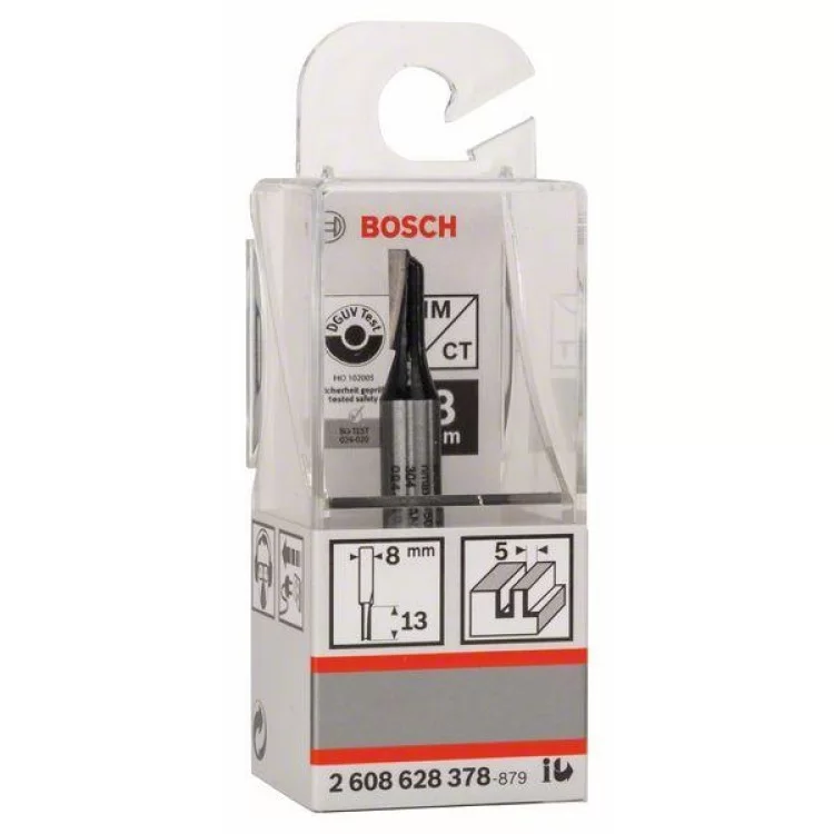 Пазова фреза Bosch Std S8/D5/L12,7 ціна 246грн - фотографія 2