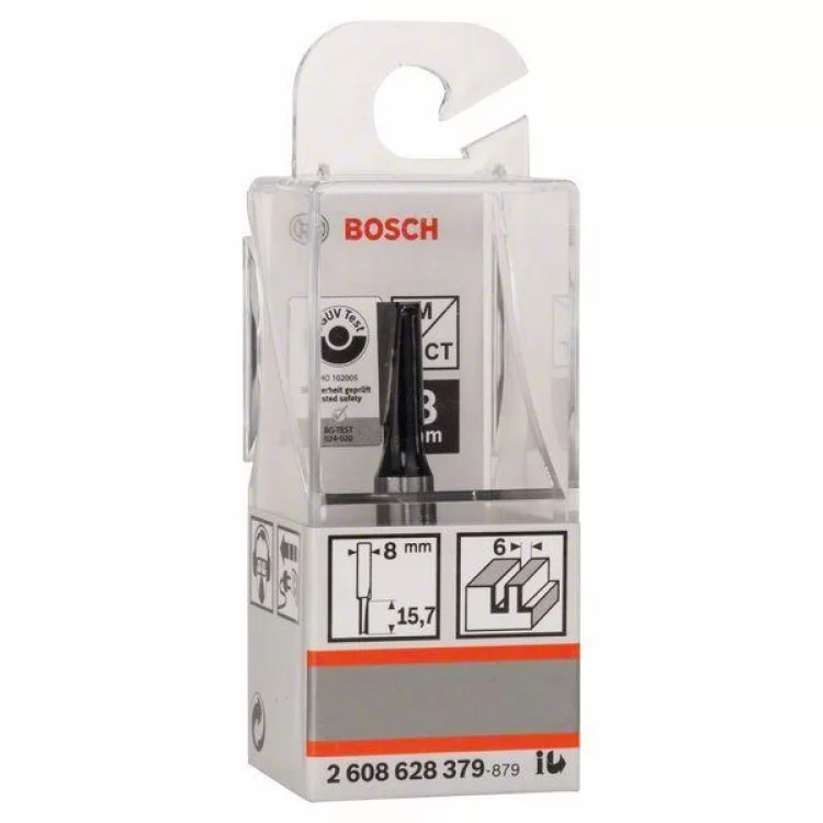 Пазова фреза Bosch Std S8/D6/L16 ціна 250грн - фотографія 2