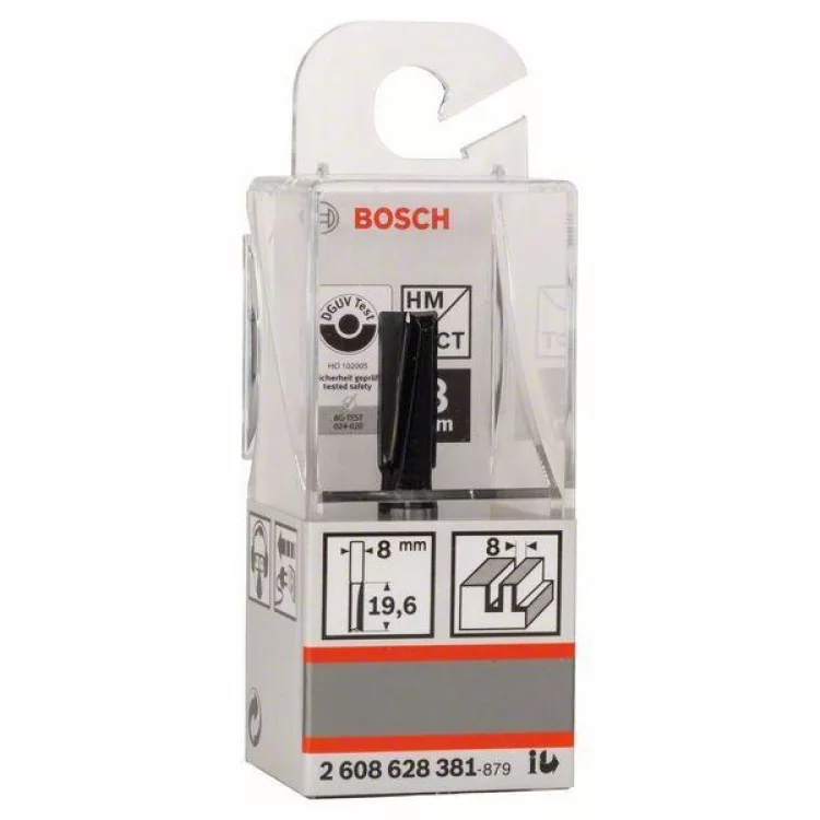 Пазова фреза Bosch Std S8/D8/L20 ціна 264грн - фотографія 2