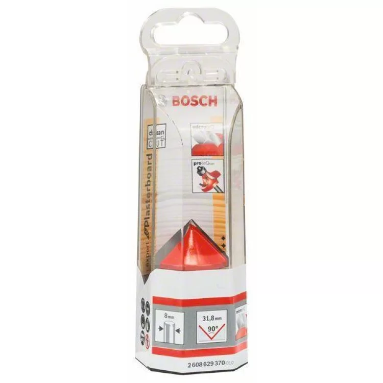 V-образная фреза Bosch Expert S8/D31,8/L19/90° цена 1 723грн - фотография 2