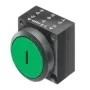 Зелена пружинна кнопка Schrack MST14010
