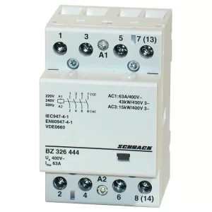 Модульный контактор Schrack BZ326445 24В AC 4НО 63А