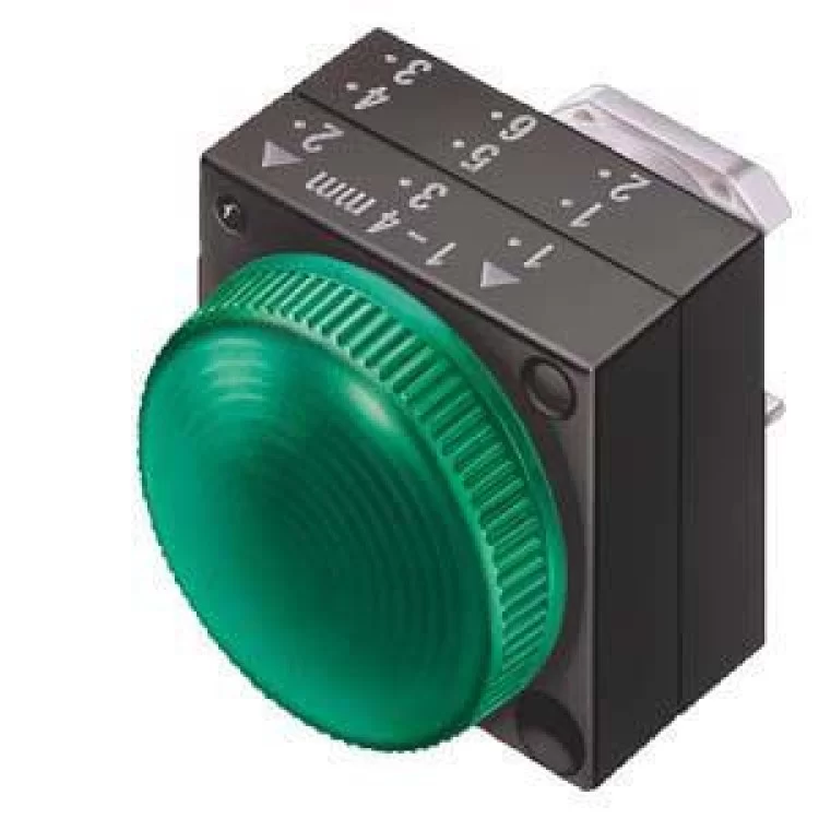 Зеленая сигнальная лампа Schrack MSM14000 IP65 ø28мм