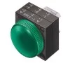 Зелена сигнальна лампа Schrack MSM14000 IP65 ø28мм