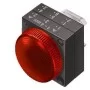 Красная сигнальная лампа Schrack MSM12000 IP65 ø28мм