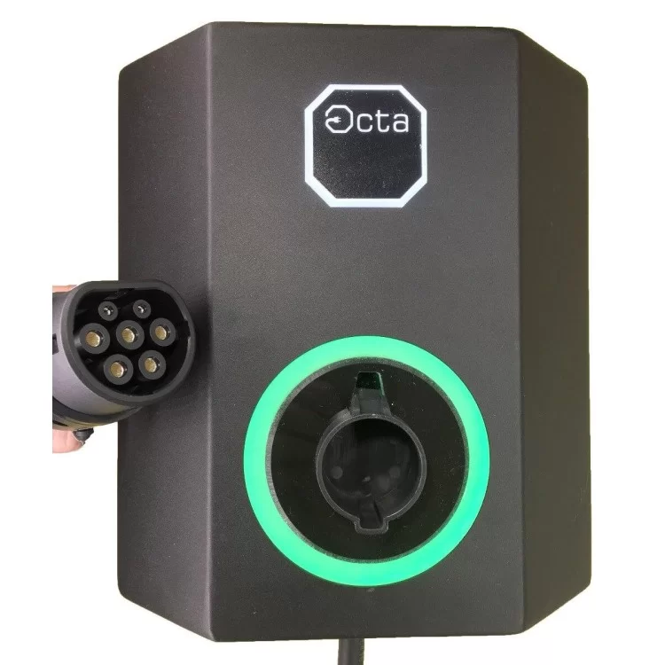 Бытовая зарядная станция для электромобиля Octa Energy на 22кВт (Type 2) обзор - фото 8