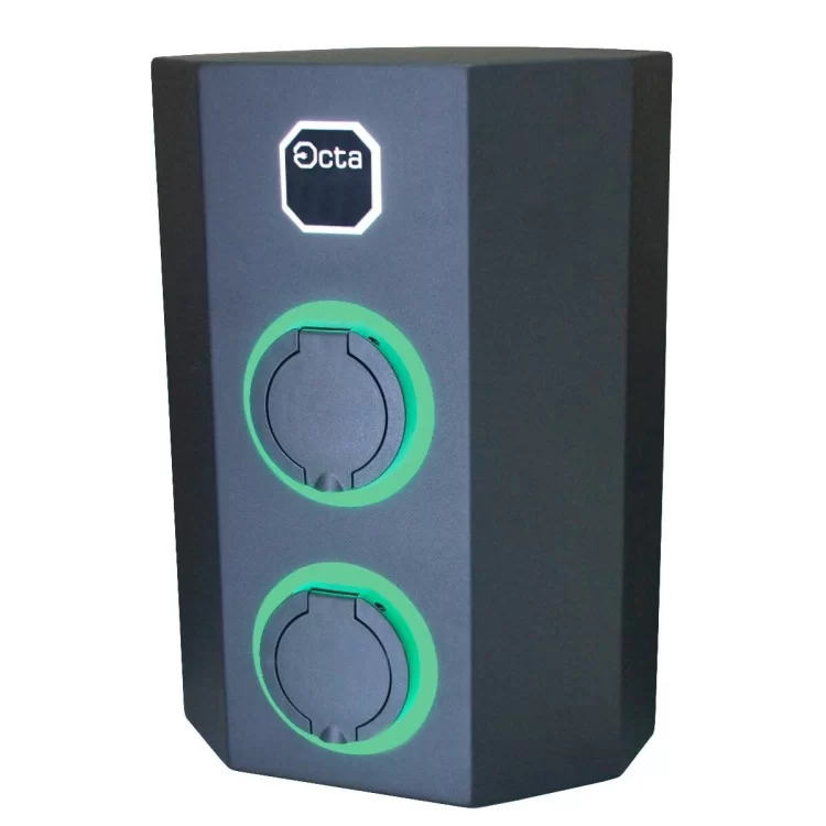 Бытовая зарядная станция для электромобилей Octa Energy W229-С22-C2 на 29кВт с 2 портами (Type 2 Type 2) отзывы - изображение 5