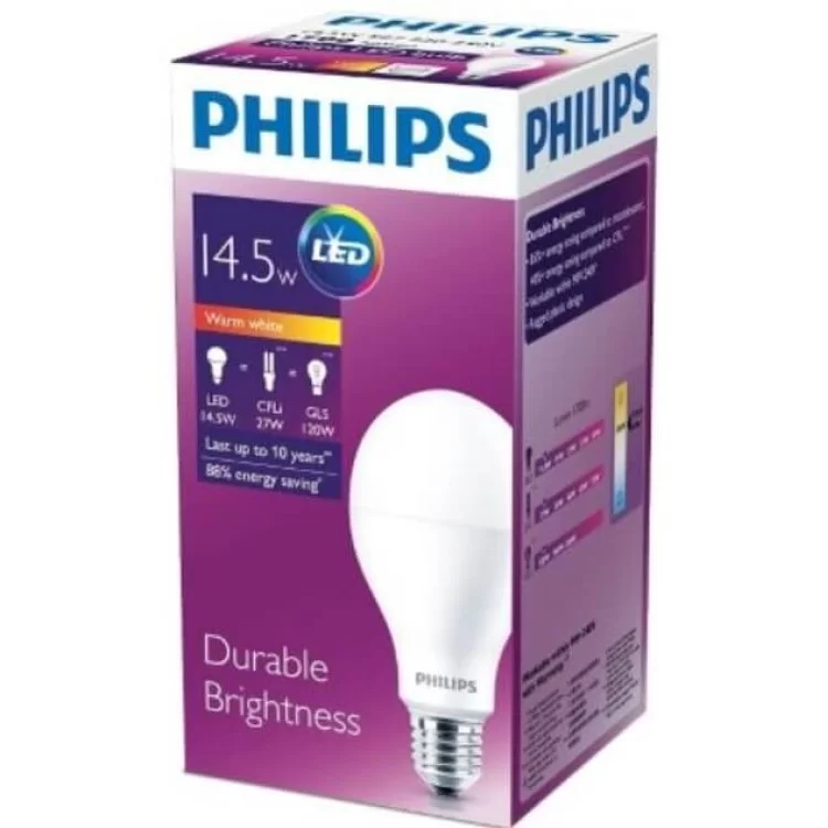 в продажу Лампа Philips 929001355208 LEDBulb E27 6500 230 A67 - фото 3