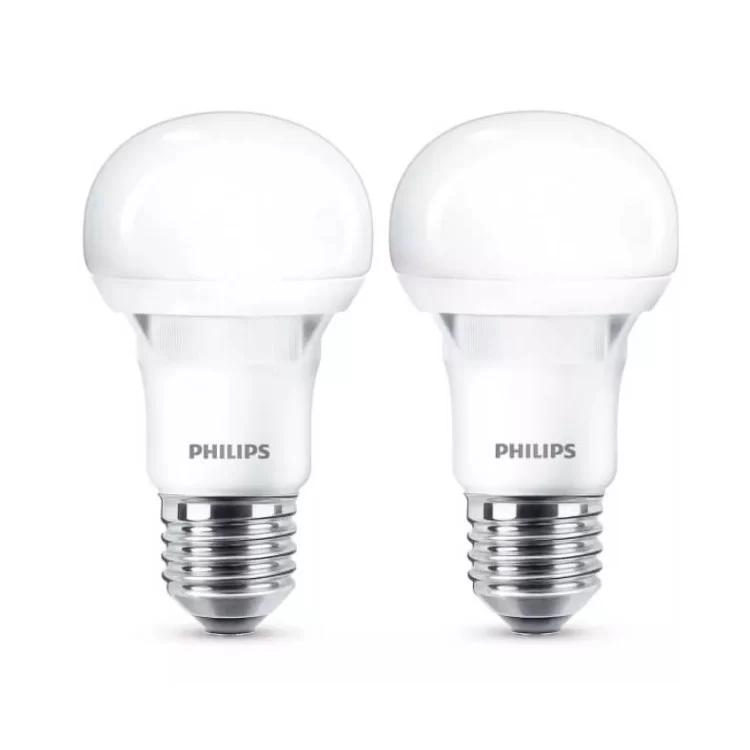 Комплект светодиодных ламп Philips 8717943885329 LEDBulb E27 230В 3000K A60 Essential (1+1)