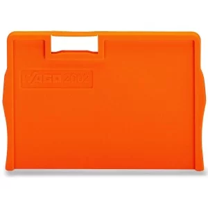 Разграничительная пластина Wago 2002-1294 Oversized 48х33,4х2мм (оранжевая)