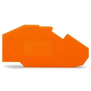 Торцевая/промежуточная пластина Wago 783-317 толщиной 1,5мм (оранжевая)