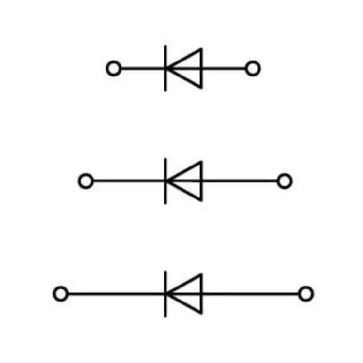 в продажу Трирівнева клема Wago 870-596/281-673 з діодом 1N4007 для DIN-рейки (анод справа) 2,5мм² (сіра) - фото 3