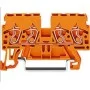 Компакт клемма Wago 870-832 TS35 (оранжевая)