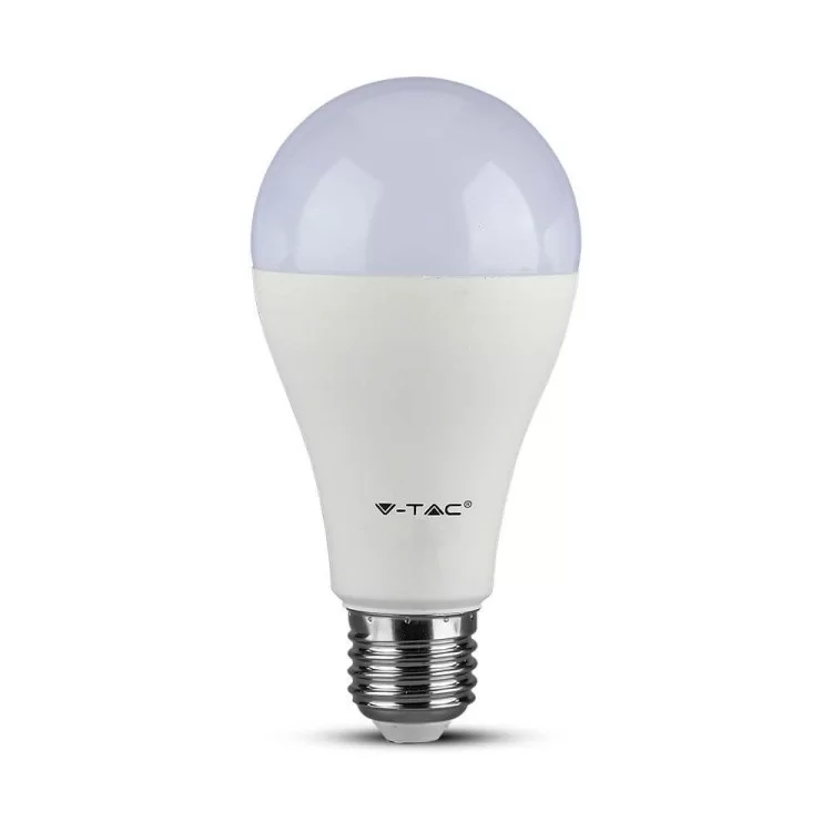 Светодиодная лампа V-TAC 3800157627726 SKU-159 SAMSUNG CHIP Plastic A65 E27 15Вт 3000К