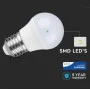 Світлодіодна лампа V-TAC 3800157640121 SKU-867 SAMSUNG CHIP Plastic G45 E27 7Вт 4000К