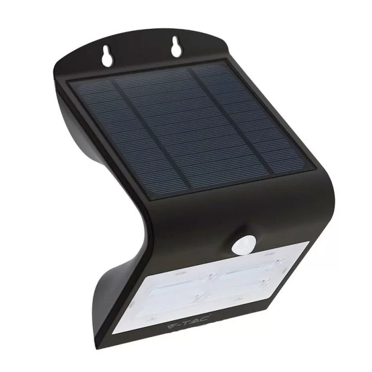 в продажу Вуличний LED світильник V-TAC 3800157652636 SKU-7528 Solar LED 3Вт 3000K+4000K з датчиком руху (чорний) - фото 3