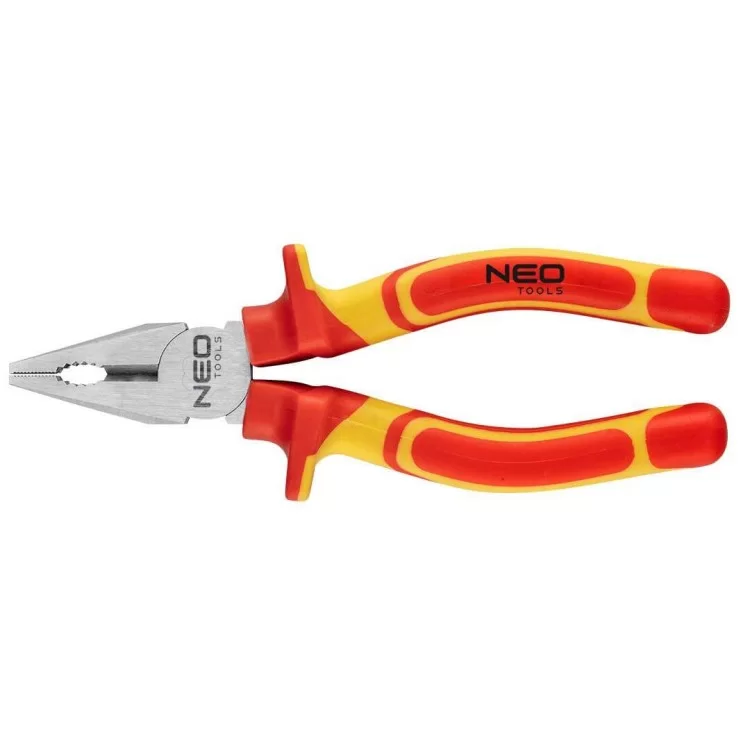 Поліровані комбіновані плоскогубці Neo Tools 01-220 160мм 1000В CrV ціна 533грн - фотографія 2