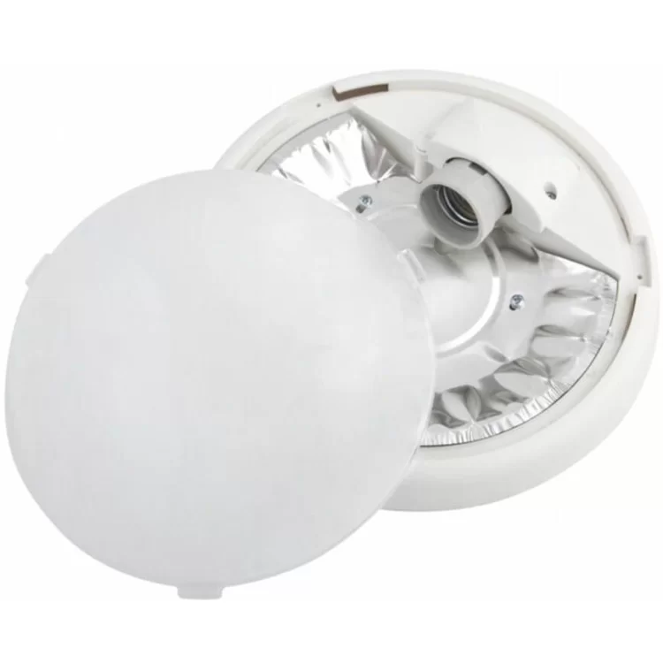 Белый светильник Lena Lighting Luna 100Вт E27 с матовым рассеивателем (30808007) цена 151грн - фотография 2