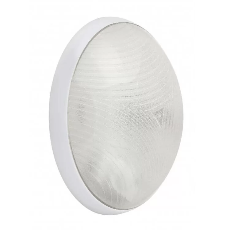 Білий світильник Lena Lighting Camea 75Вт з призматичним розсіювачем (30808005) ціна 340грн - фотографія 2