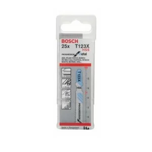 Лобзиковые пилки Bosch T123XF (25шт)