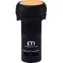 Моноблочна утоплена кнопка ETI 004771452 ECF-10-Y (1NO жовта)
