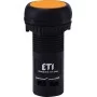 Моноблочная утопленная кнопка ETI 004771456 ECF-10-A (1NO оранжевая)