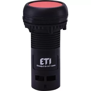 Моноблочная утопленная кнопка ETI 004771460 ECF-01-R (1NC красная)