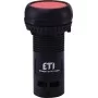 Моноблочна утоплена кнопка ETI 004771460 ECF-01-R (1NC червона)