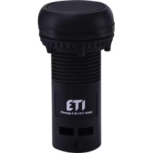 Моноблочная утопленная кнопка ETI 004771463 ECF-01-C (1NC черная)