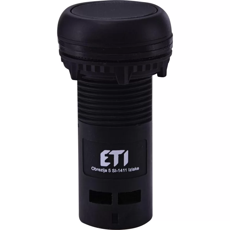 Моноблочна утоплена кнопка ETI 004771463 ECF-01-C (1NC чорна)