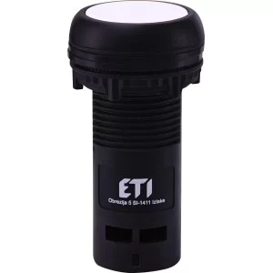 Моноблочная утопленная кнопка ETI 004771465 ECF-01-W (1NC белая)