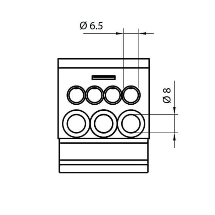 Распределительный блок ETI 001102424 EDBM-7/PE (192А 1x4-70; 3x2.5-25; 4x2.5-16) инструкция - картинка 6