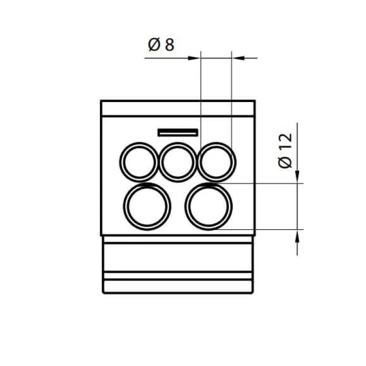 Распределительный блок ETI 001102413 EDBM-2/PE (160А 1x4-70; 2x4-35; 3x2.5-25) инструкция - картинка 6
