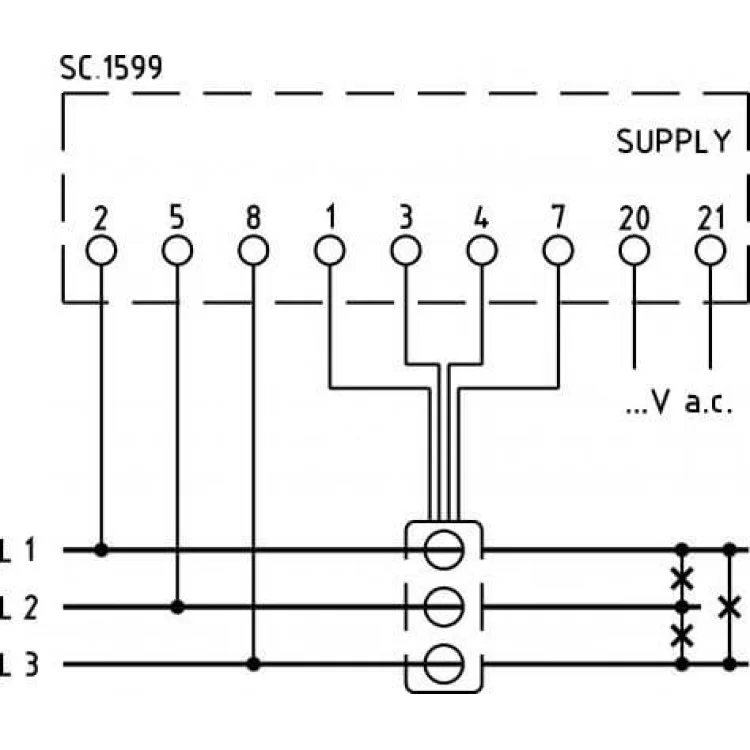 Модульний аналізатор мережі NANO125 з трансформаторами струму TA125A, живлення 230В характеристики - фотографія 7