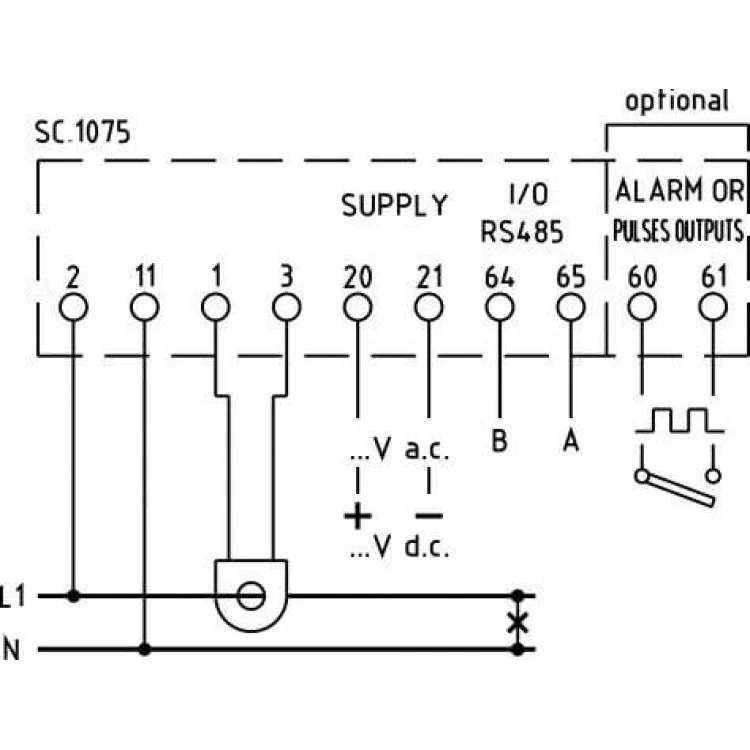 в продаже Модульный анализатор сети однофазный NANOMoNo с трансформаторами тока TA63A, питание 230В - фото 3