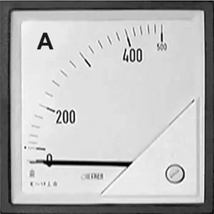 Амперметр AC 90˚ 1A 48x48 мм прямого включення