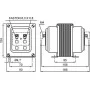 Трансформатор напруги вимірювальний TTV020 800/100В
