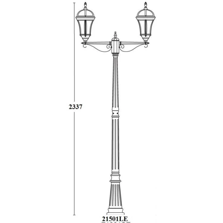 Парковый светильник Lusterlicht QMT 21501LЕ Real II цена 8 066грн - фотография 2