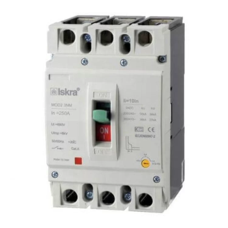 Автоматичний вимикач в литому корпусі з регульованим розчіплювачем MOD1 3NL 100A, 36кА