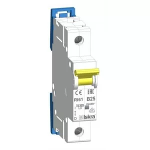 Модульний автоматичний вимикач RI61 B25A, 1P, 10кА