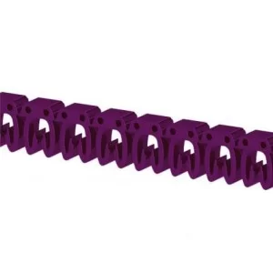 Маркировка KE 1 для провода 0.75-1.5, открытый тип, символ «7», фиолетовая
