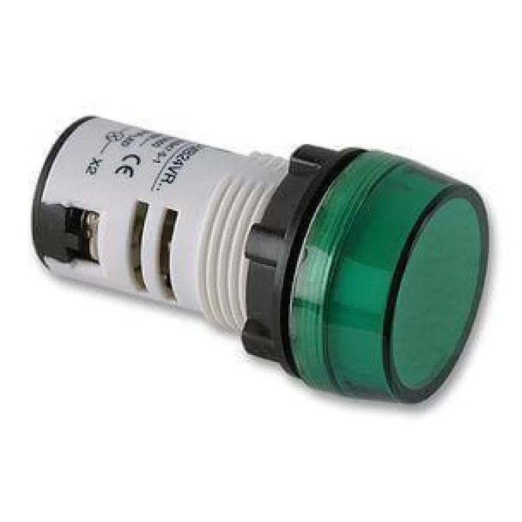 Світлодіодна зелена лампа моноблок 110В