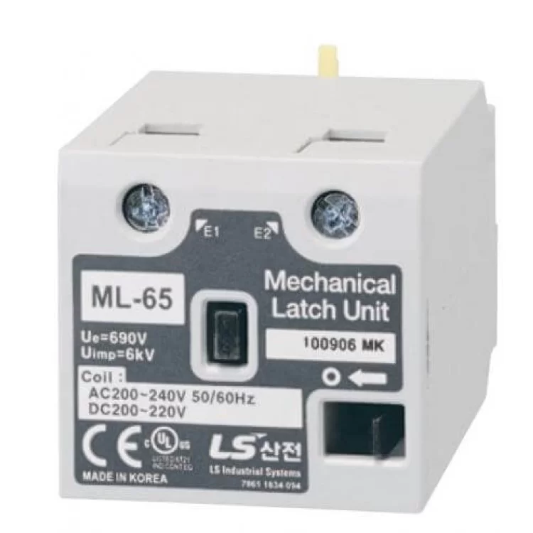 Механічне блокування контактора MC-185a-400a