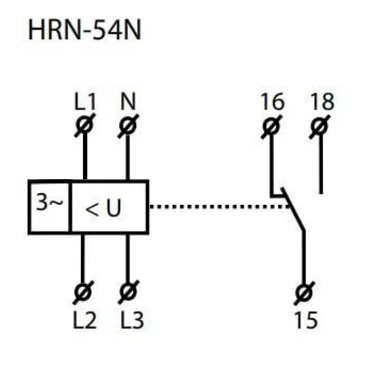 в продаже Реле контроля фаз HRN-54N - фото 3